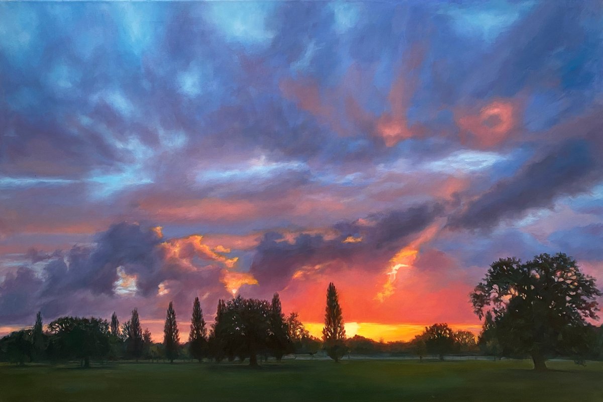 Sunset in Mill Hill Park (XVIII) by Diana Sandetskaya