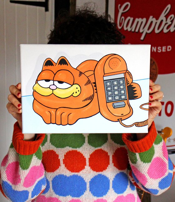 Garfield Phone Pop Art