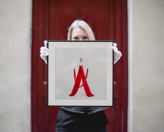 Synesthetic Letters - А (Framed)