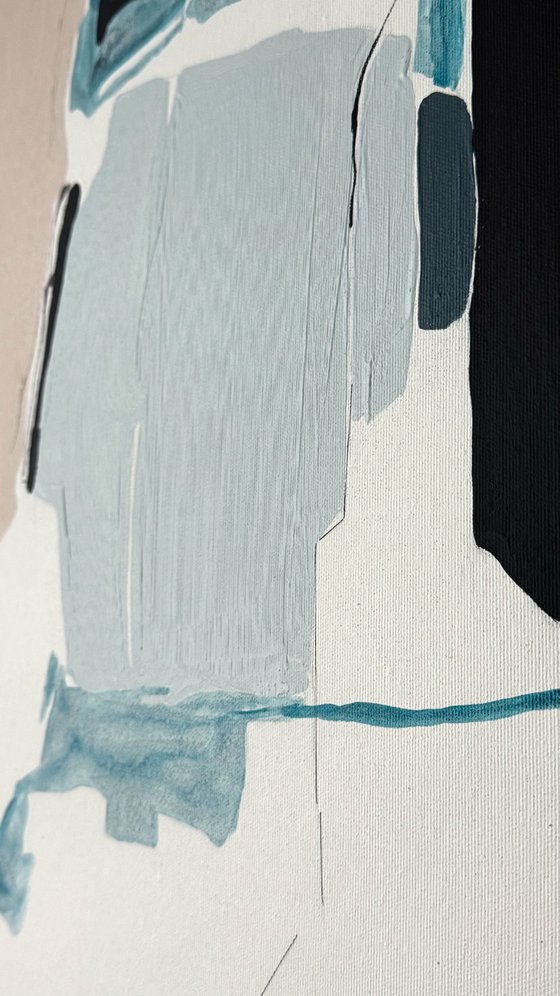 Lines of Stillness Abstract