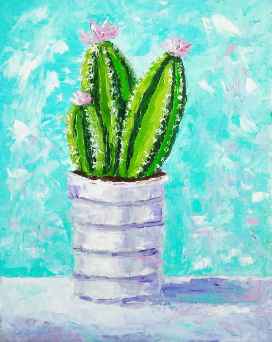 Still life with cactus № 1