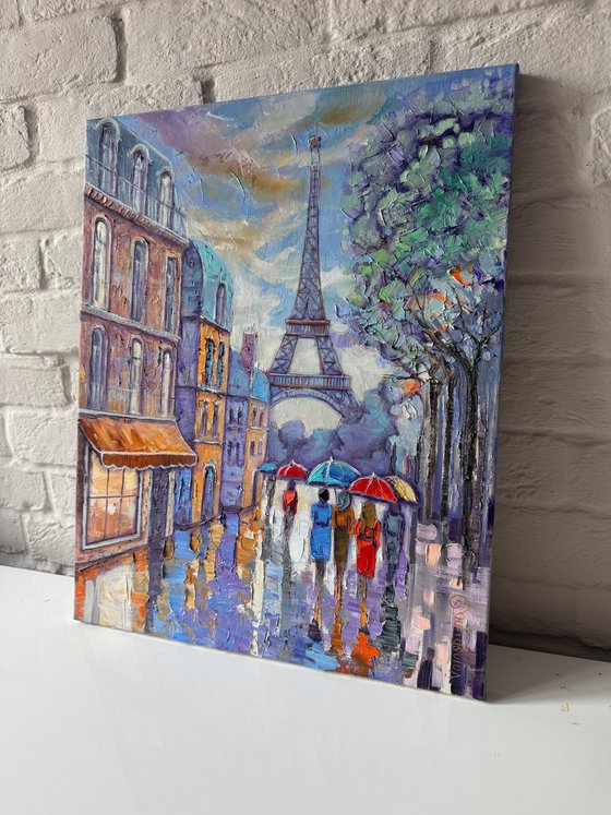 Paris in the rain