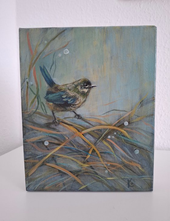 Acrylic painting "Bird"