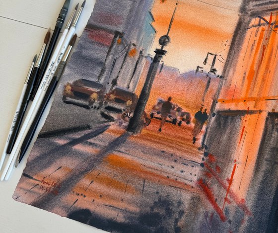 Orange sunset