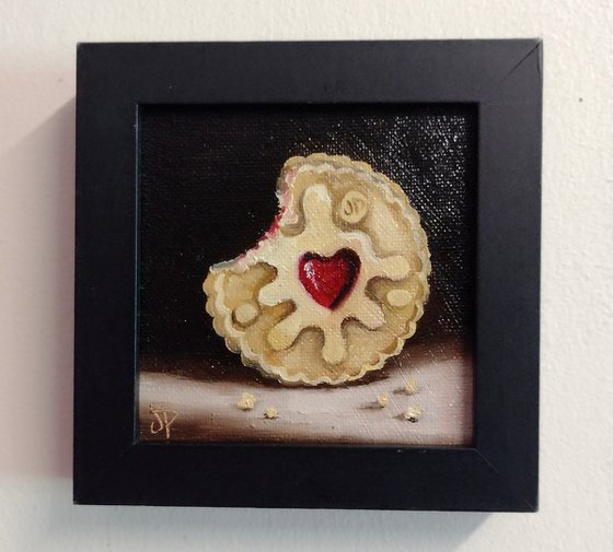 Little Jammie Dodger biscuit #2 still life