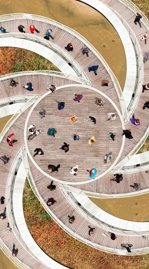 The World From Above - Spiral (1/10) by Werner Roelandt