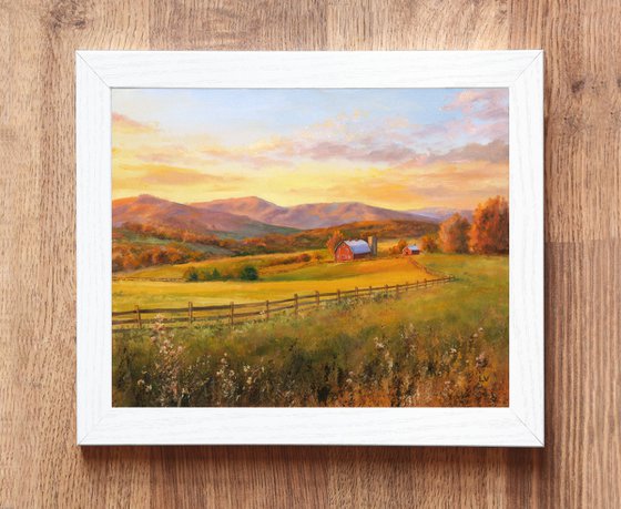 Rustic farm in the countryside