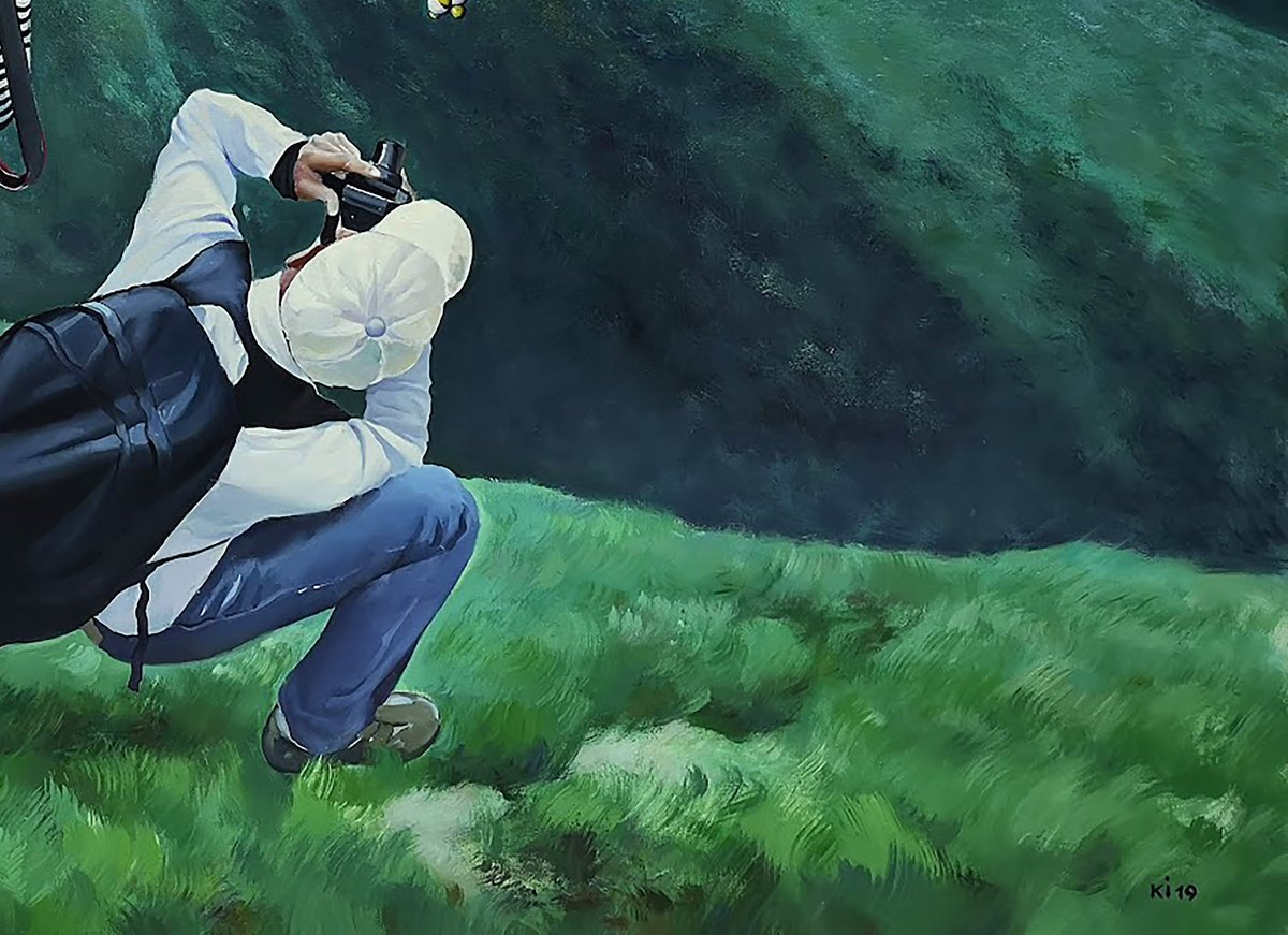 Urban And Pop Portrait Giclee Print By Oleg Kateryniuk, 28 X 20", Like Catchers, Original Artwork