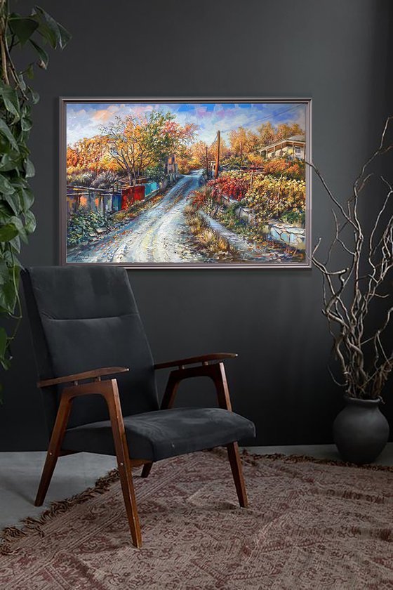 A Beautiful Evening in Malishka Village