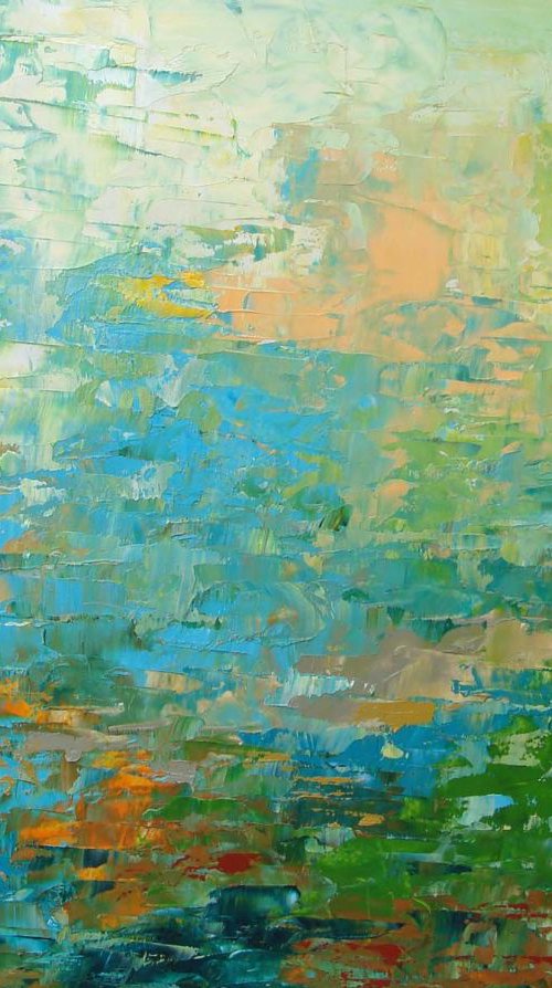 blue-green beach (ref#:1185-6F) by Saroja van der Stegen