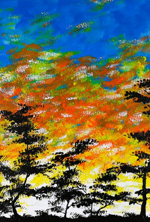 Yellow sunset 3 by Daniel Urbaník