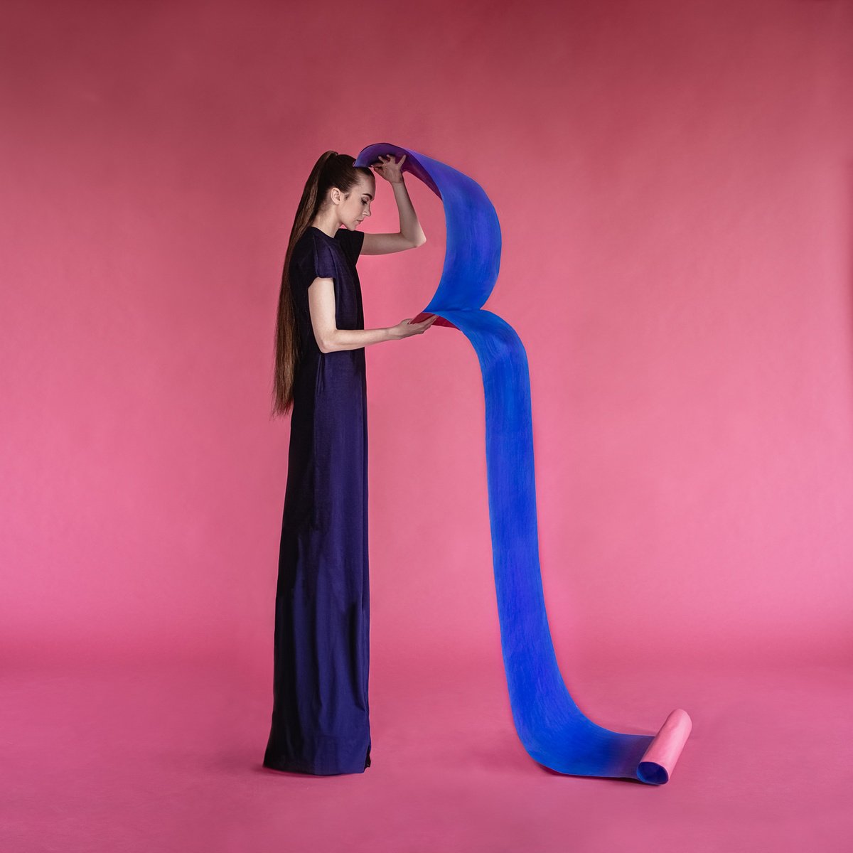 Surrealistic Abstract Photograph By Dasha Pears, 13 X 13, Synesthetic Letters - R, Original Artwork