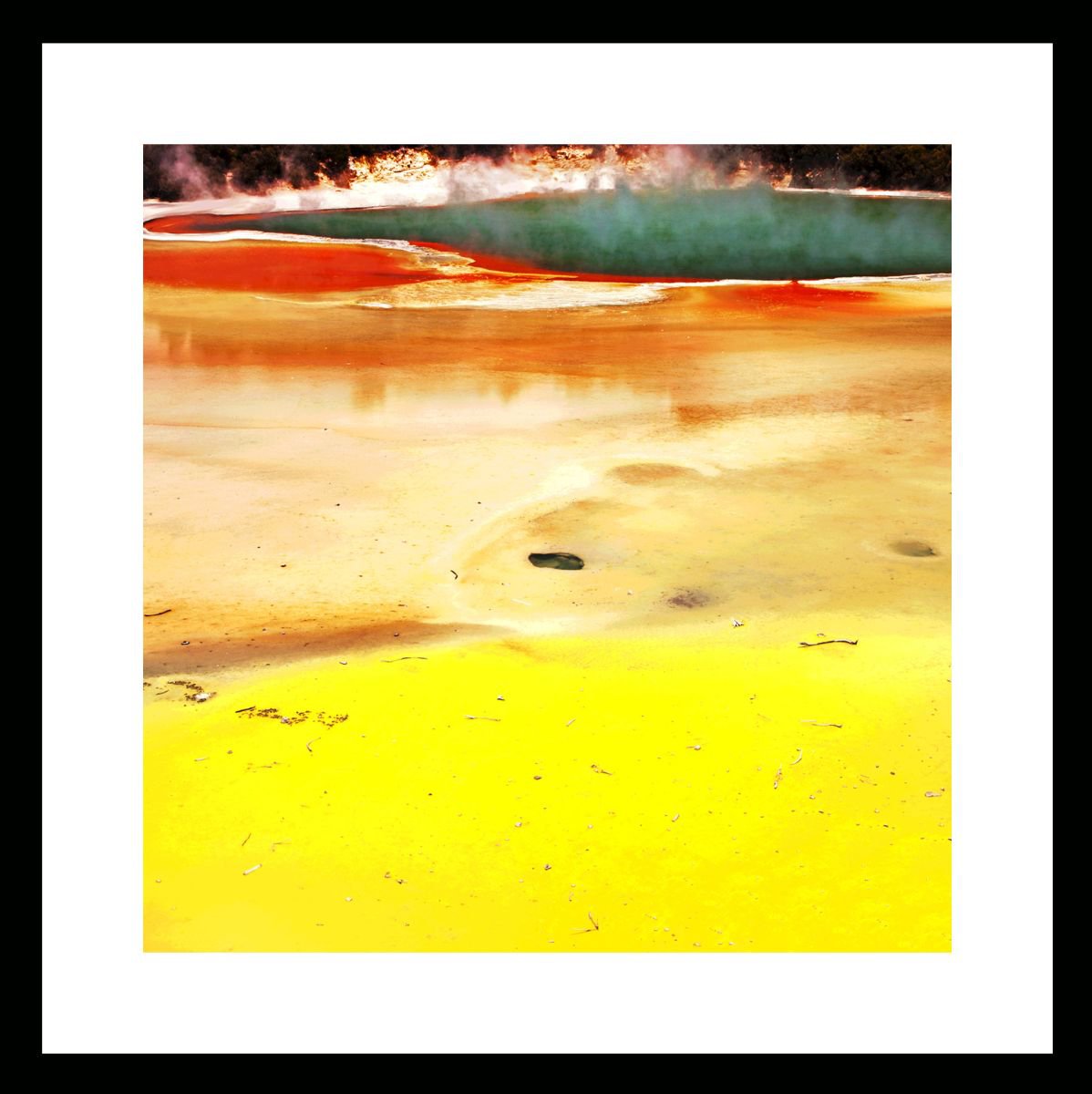 Natural Abstracts - Geothermal Terrain by Ken Skehan