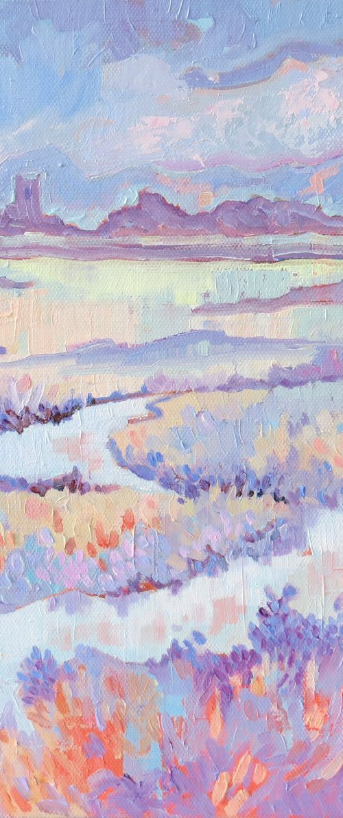 Brancaster, View from the Beach Car Park by Mary Kemp