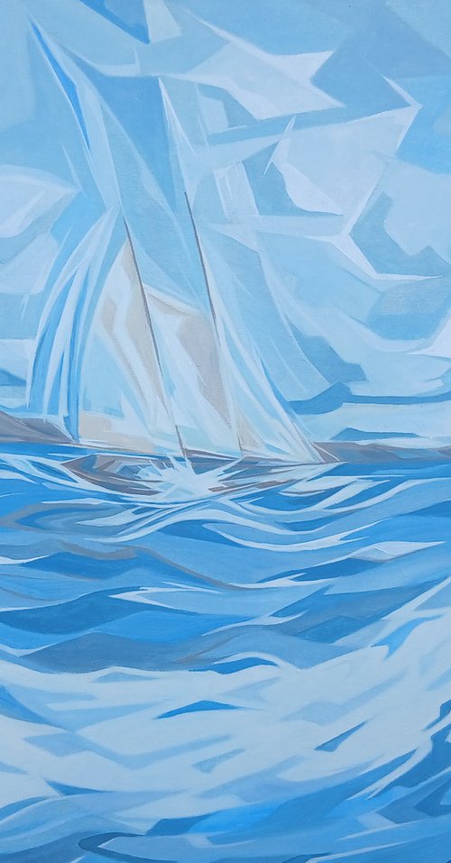 Coastal sailing by Andrew Clayton