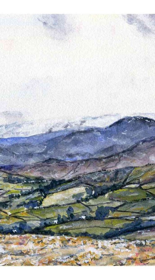 Dusky Mountain Tops by Neil Wrynne