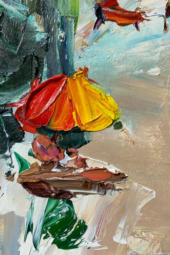 Vibrant Coastal Beach Art