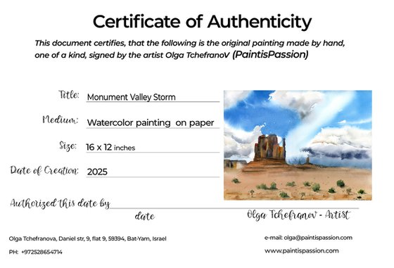 Monument Valley Storm