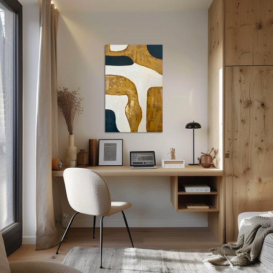 Golden River 60x90x2 cm