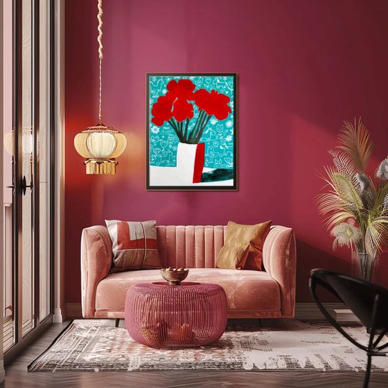 Red Floral Bouquet