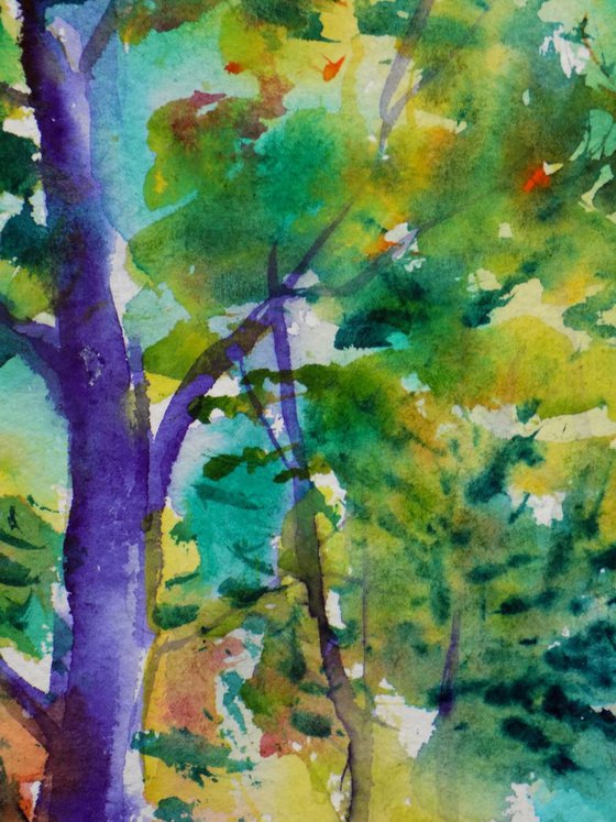 Through the tree path