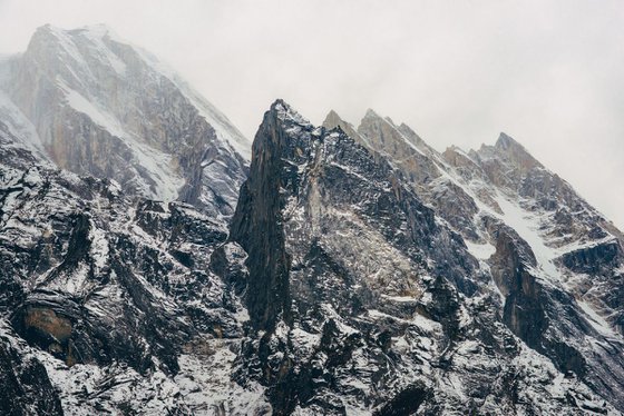 Unknown peaks in Gangotri region - Limited Edition 1 of 25