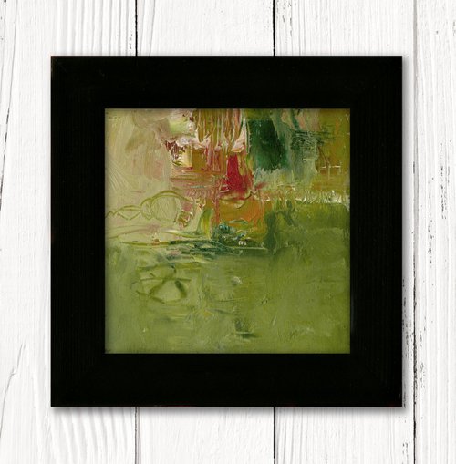 Oil Abstraction 164 - Framed Abstract Painting by Kathy Morton Stanion by Kathy Morton Stanion