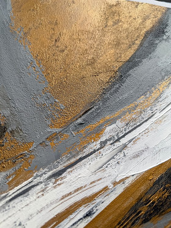 Bronze Stripe abstraction