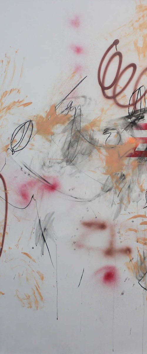 She paints outside the lines No. 3 by Daniela Schweinsberg