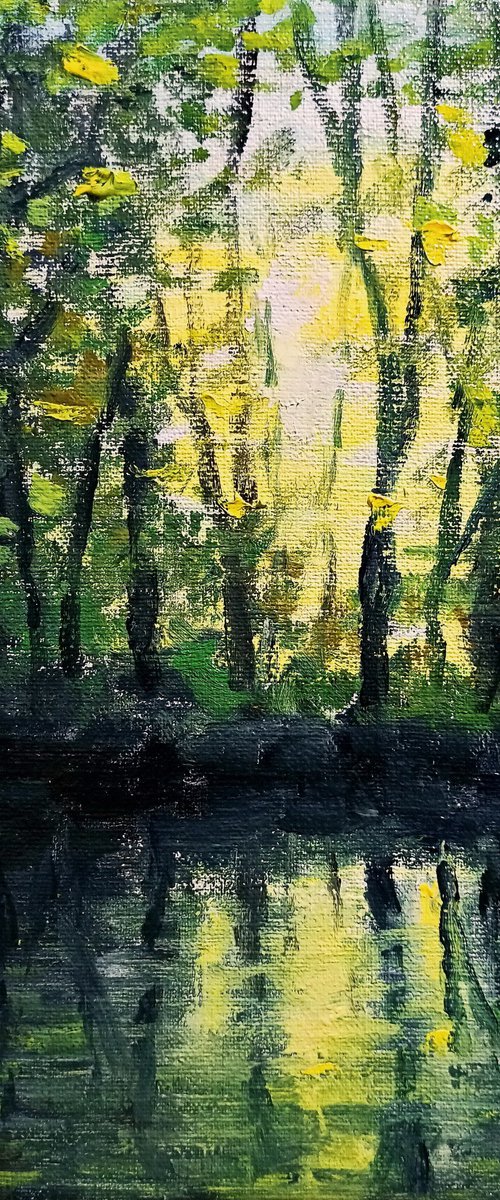 Impression. Forest pond by Oleh Rak