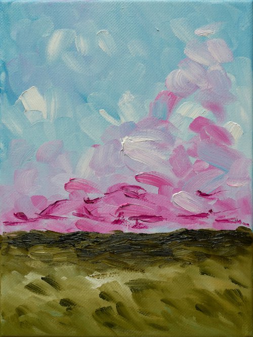 Purple horizon by Nataliia Sydorova