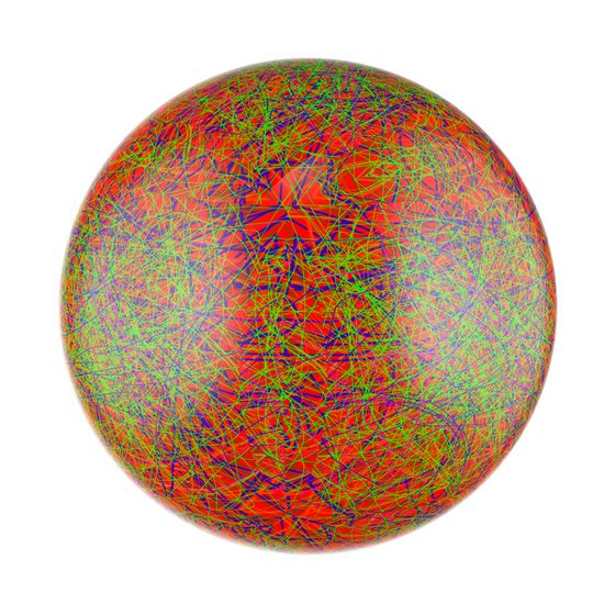 Red Pollock sphere
