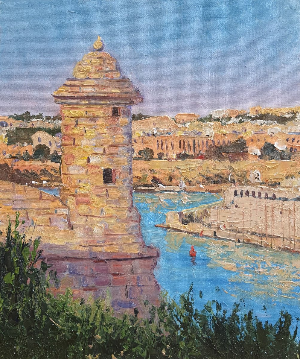 Malta Valletta harbour by Roberto Ponte