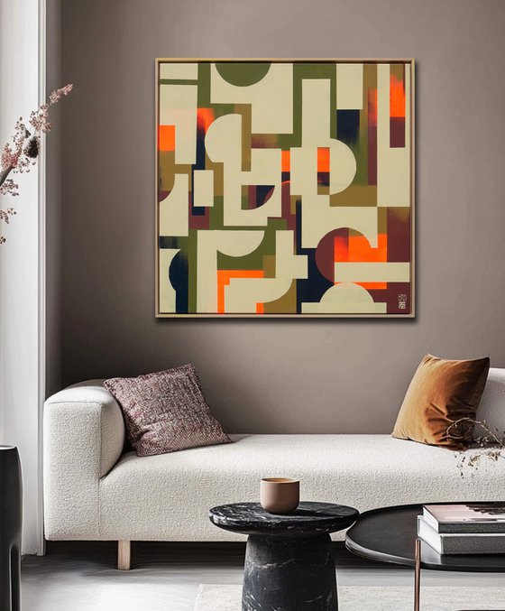 The Maze - Camel &amp; Orange