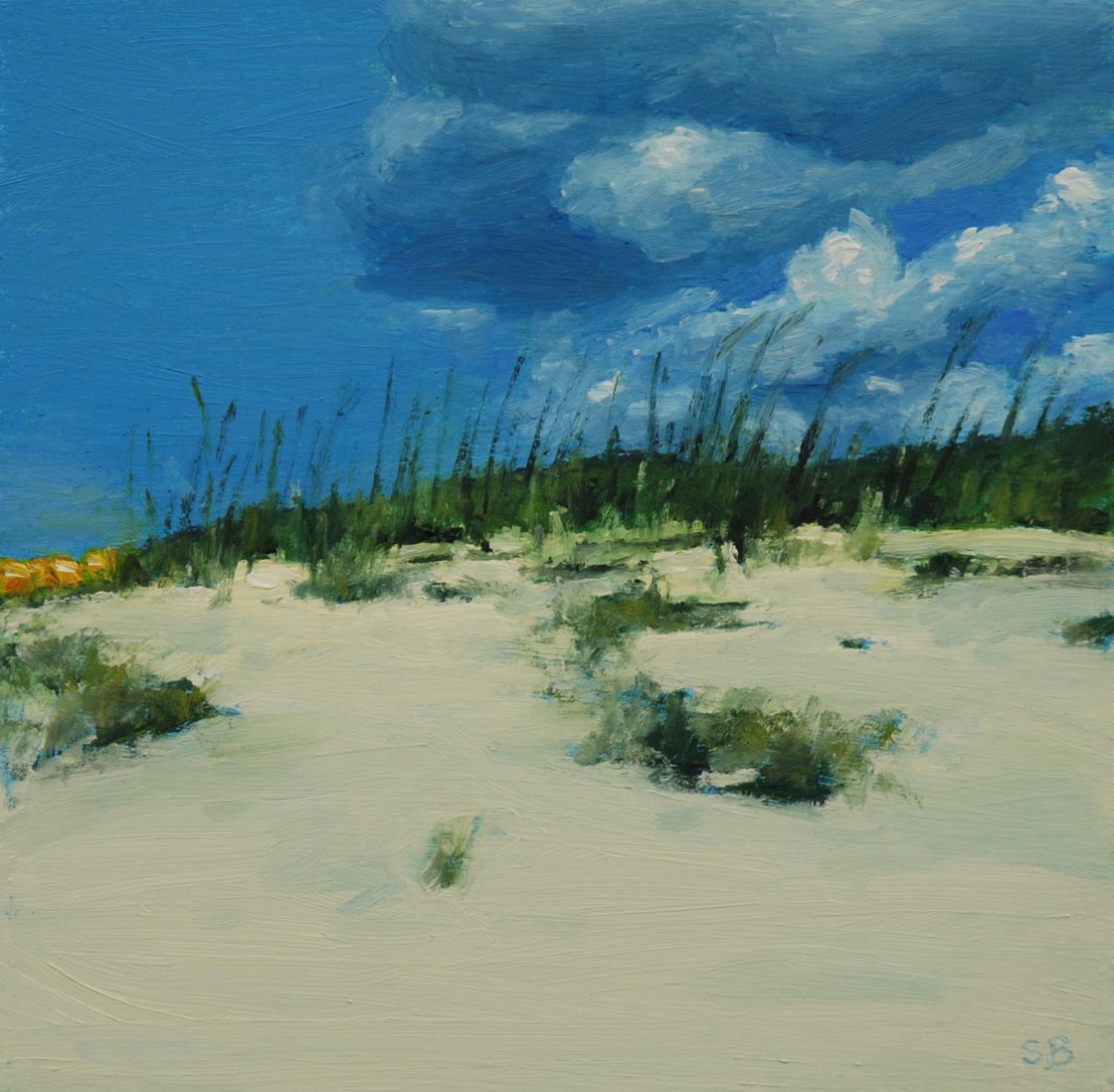 Sand dunes. Oil painting by Stephen Brook | Artfinder