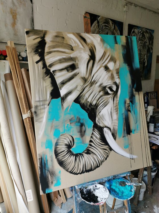 ELEPHANT #23 - Series 'One of the big five'