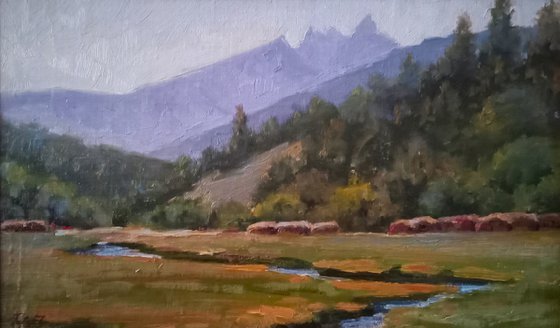 Sawtooth Summer - Oil Painting