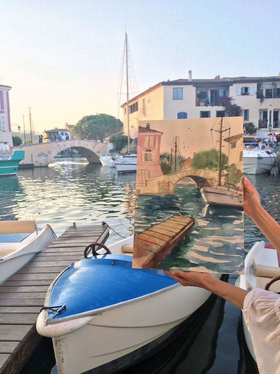 A Bridge in Port Grimaud