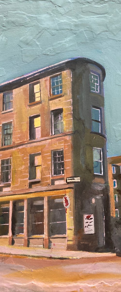 Streets of Stockbridge, Edinburgh by Andrew Reid Wildman
