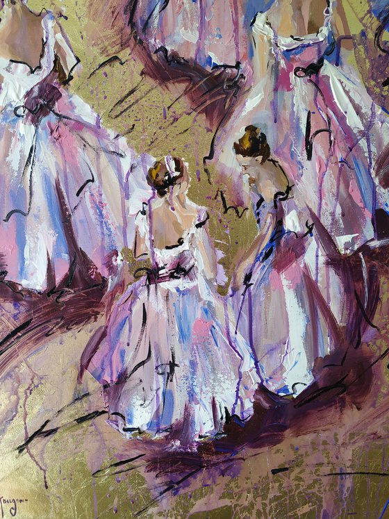 The Song Within II  Ballerina painting-Ballet painting