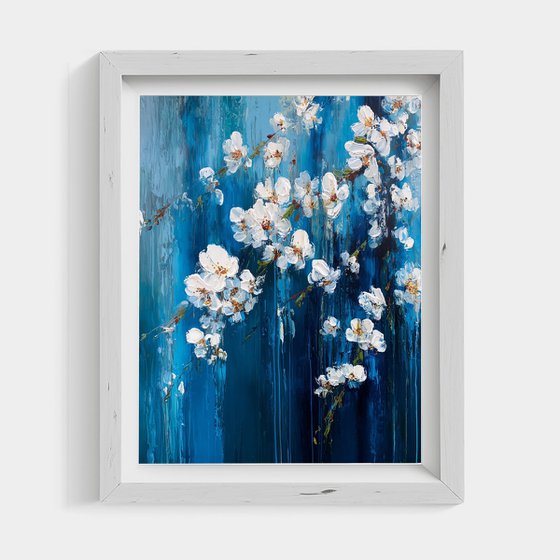 White Blossom Print