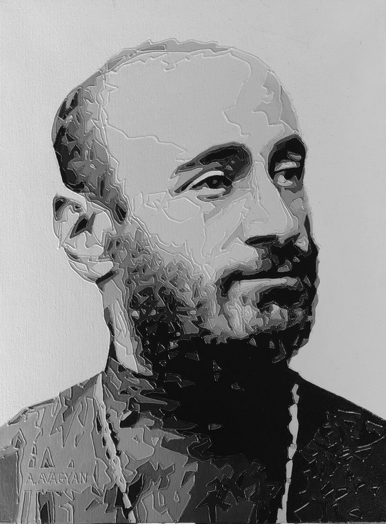 Komitas - portrait of one of the great Armenian composers.