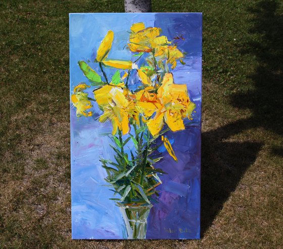 " Yellow lilies "