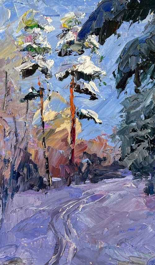 Among the Winter Trees by Boris Serdyuk