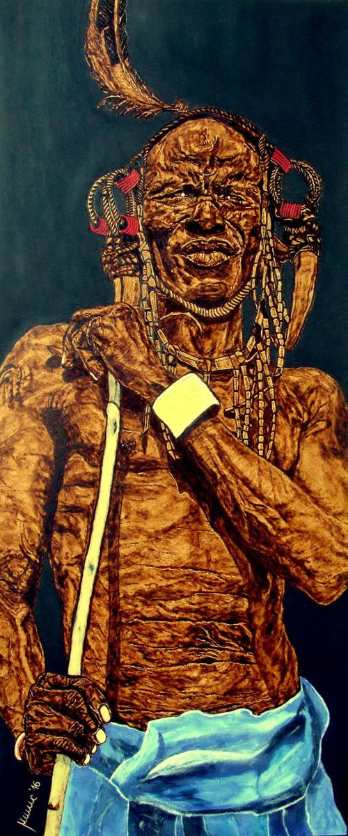 Guardian of Africa by MILIS Pyrography