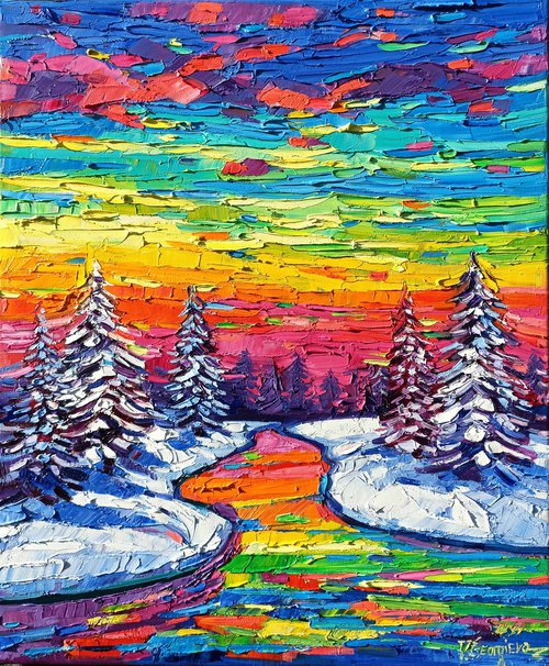 Winter rainbow by Vanya Georgieva