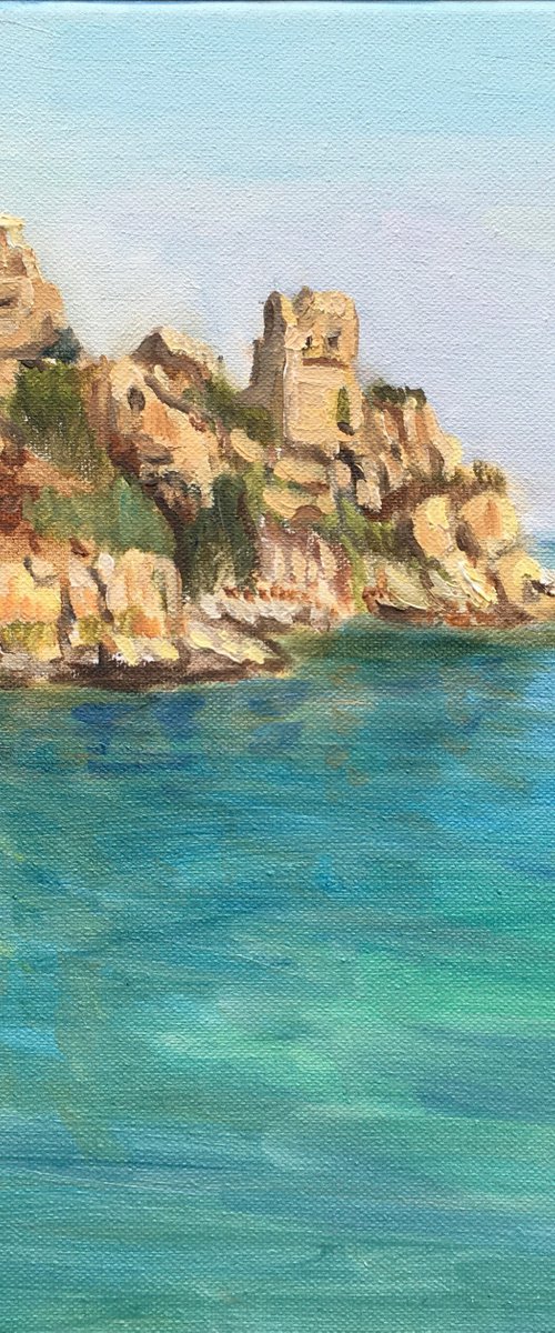 Cefalu rocks 2 by Elena Sokolova