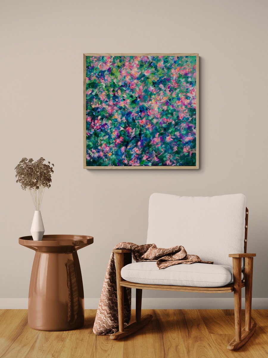 Treasures Of The Garden By Katherine Spiller, 25 X 25, Artwork For Sale On Artfinder