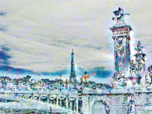Bosquejos parisinos, ponte Alexandre III by Javier Diaz
