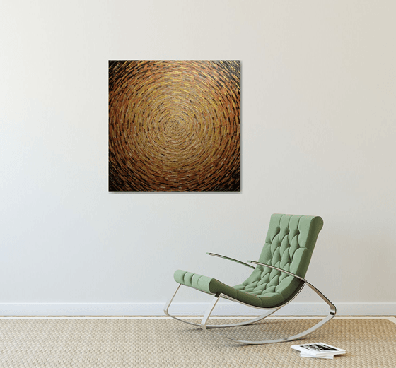 Large cream copper radiance